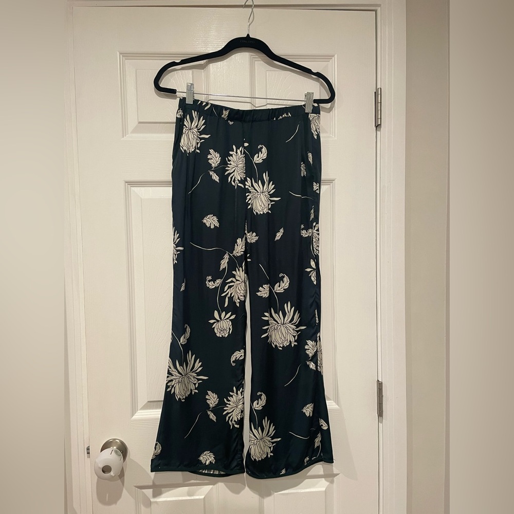 Floral Wide-Leg Pajama Pants